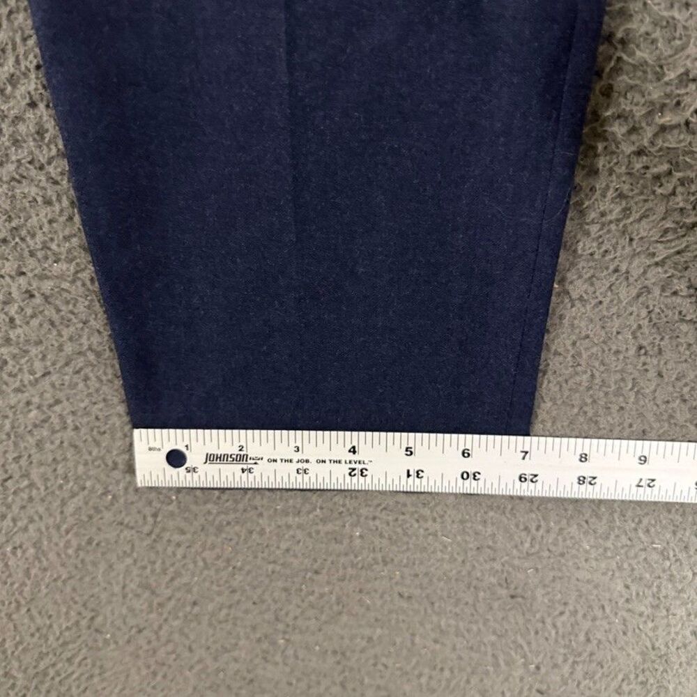 J Crew Dress Pants Mens 30x30 Blue Ludlow Slim Fit Vitale Barberis Canonico Wool - Picture 7 of 14
